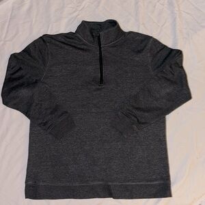 Worn once quarter zip sweatshirt in charcoal black size medium